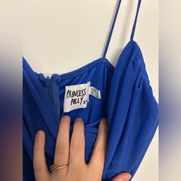 Princess Polly Blue Runched Bodycon Dress - Picture 4 of 9